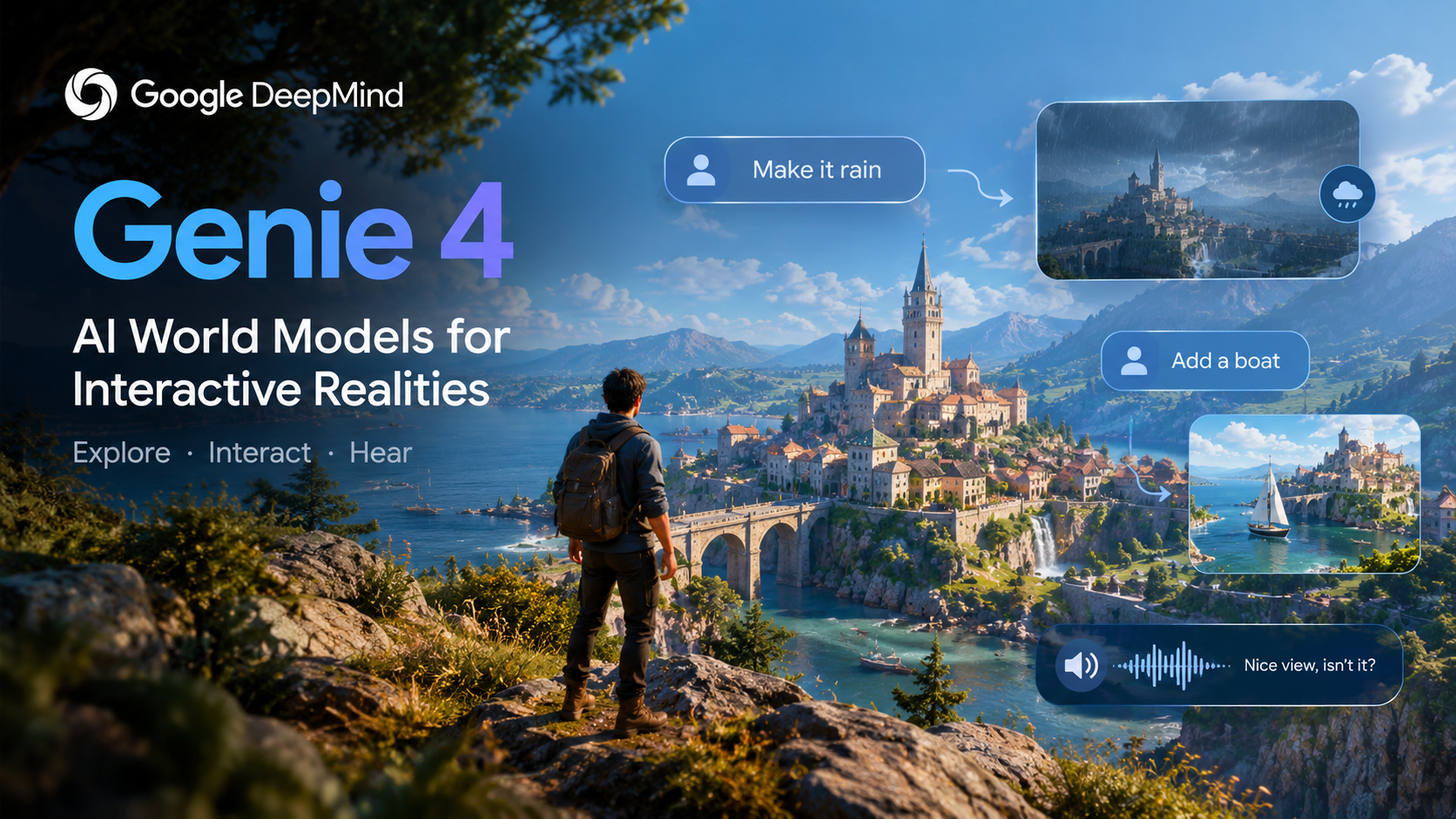 Genie 4 interactive AI worlds cover image